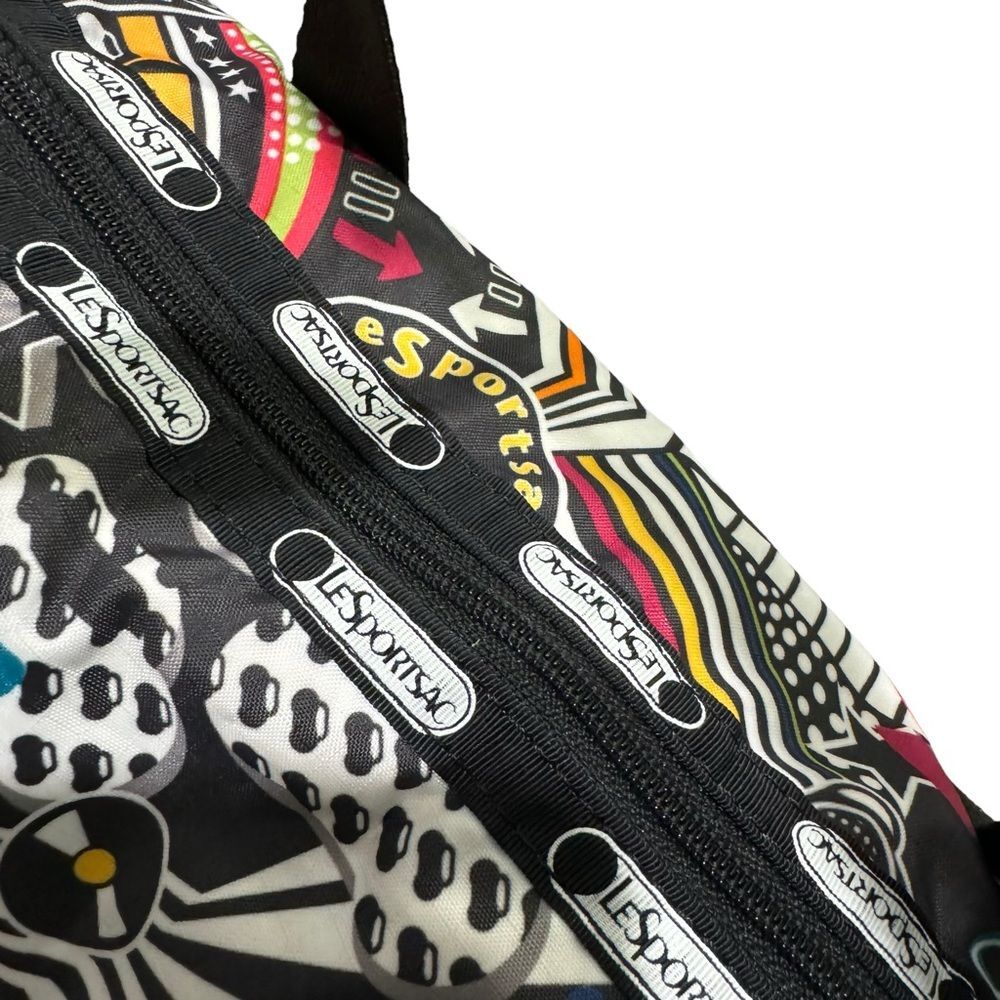 LeSportsac Vintage Anne Boombox Mini Duffle Bag Retired Print - Picture 5 of 5